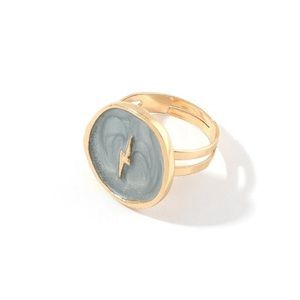 Adjustable Lightning Bolt Ring